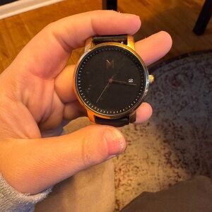 MVMT Gold and Black Women's Watch
